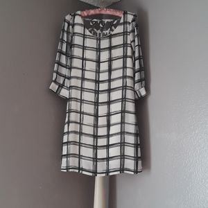 Black and white dress